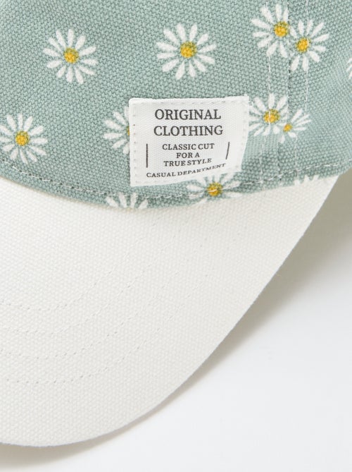 Gorra con estampado ajustable con velcro - Kiabi