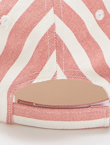 Gorra con estampado ajustable con velcro