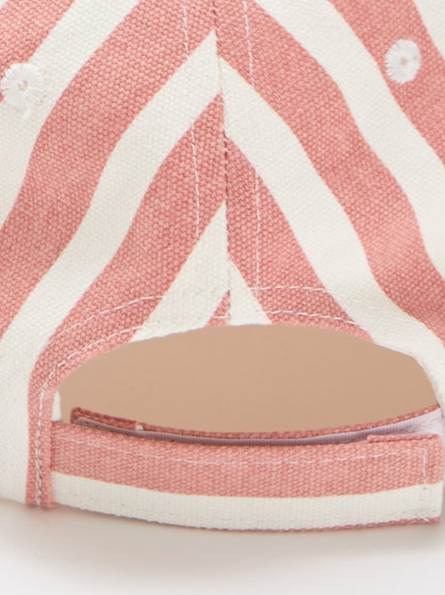 Gorra con estampado ajustable con velcro - Kiabi