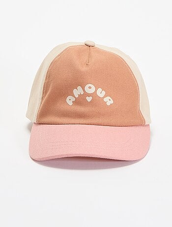 Gorra con estampado estilo béisbol