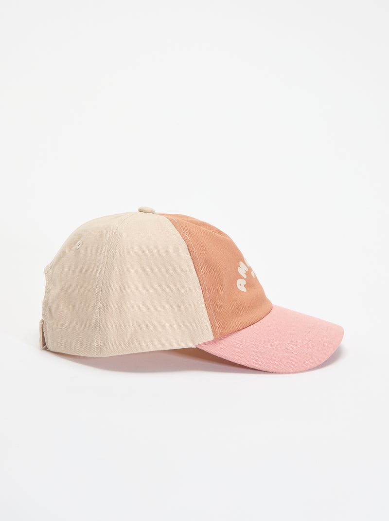 Gorra con estampado estilo béisbol Rosa - Kiabi