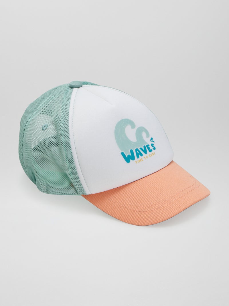 Gorra con estampado surf BLANCO - Kiabi