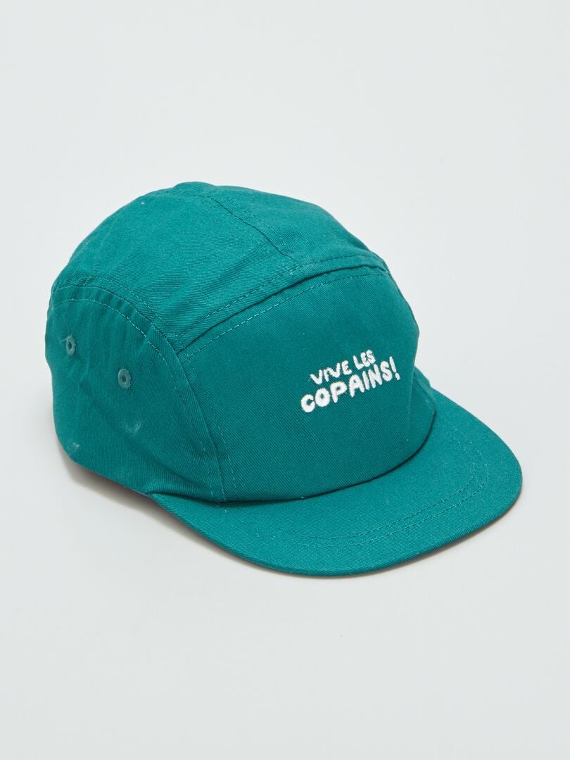 Gorra con inscripciones VERDE - Kiabi