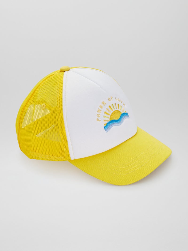 Gorra con malla AMARILLO - Kiabi