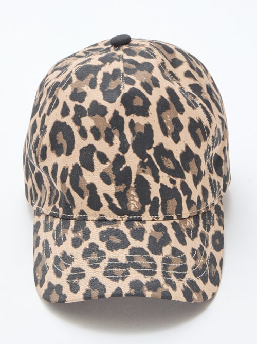 Gorra con motivo de leopardo - Kiabi