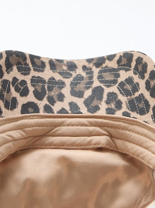 Gorra con motivo de leopardo - Kiabi