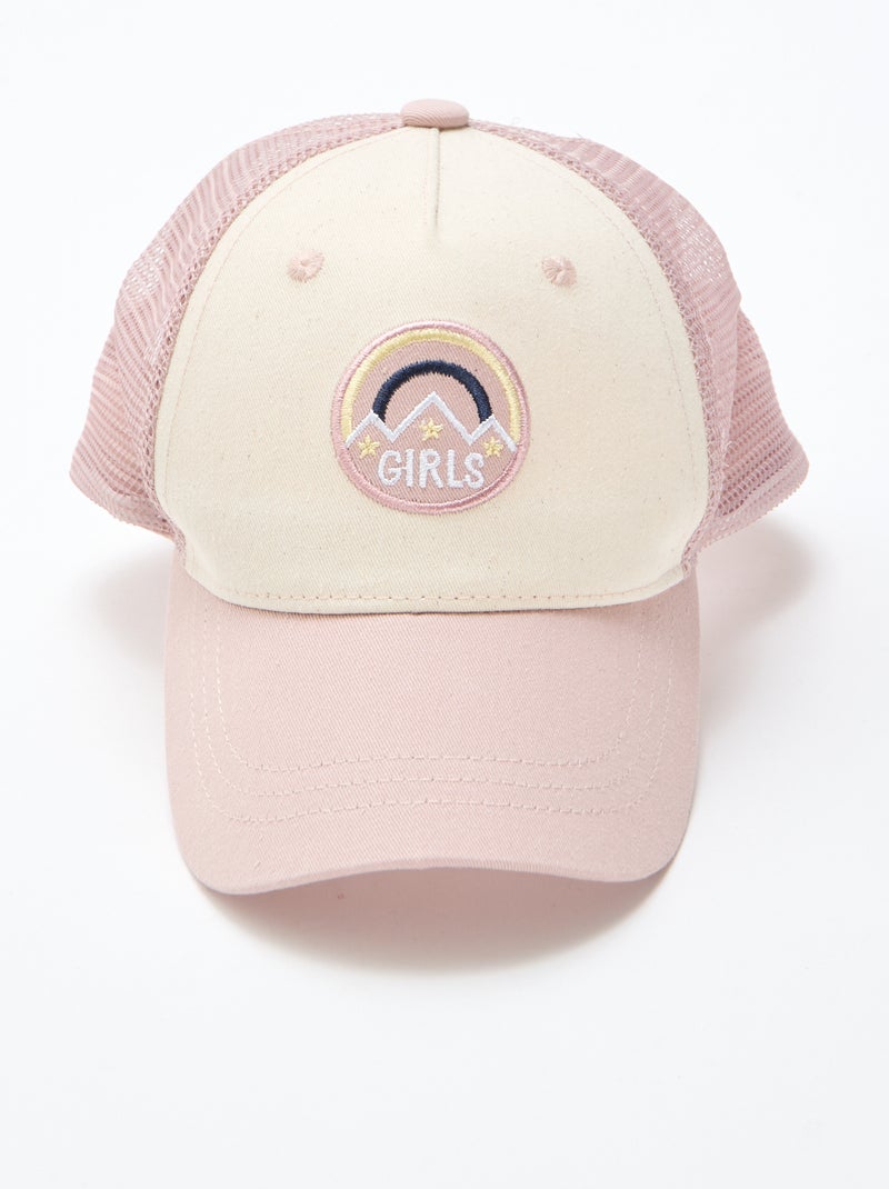 Gorra con parche Rosa - Kiabi
