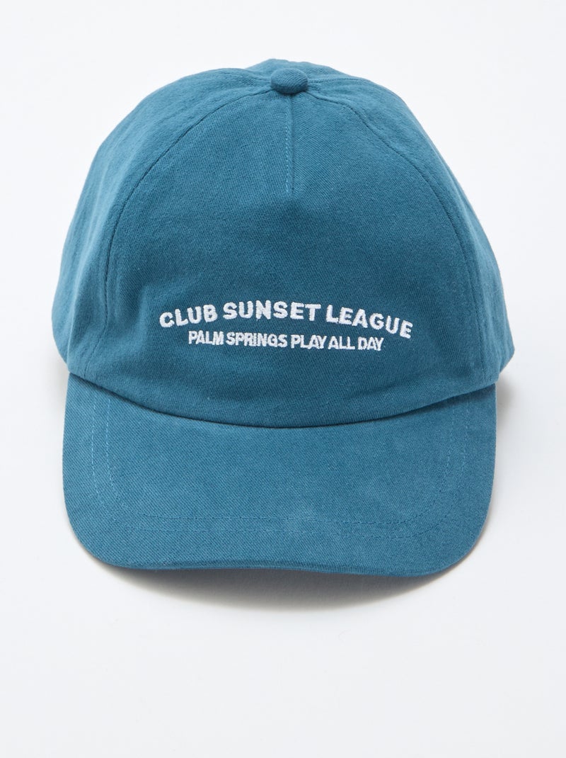 Gorra de algodón Azul - Kiabi