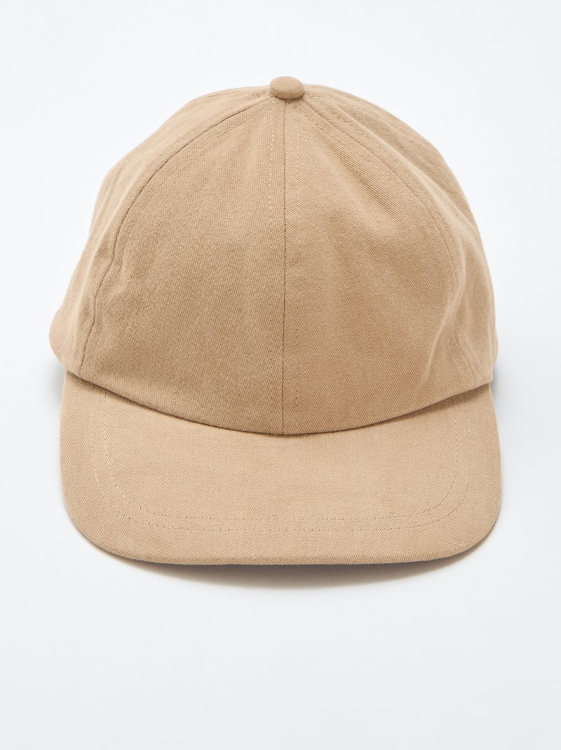 Gorra de algodón Beige - Kiabi