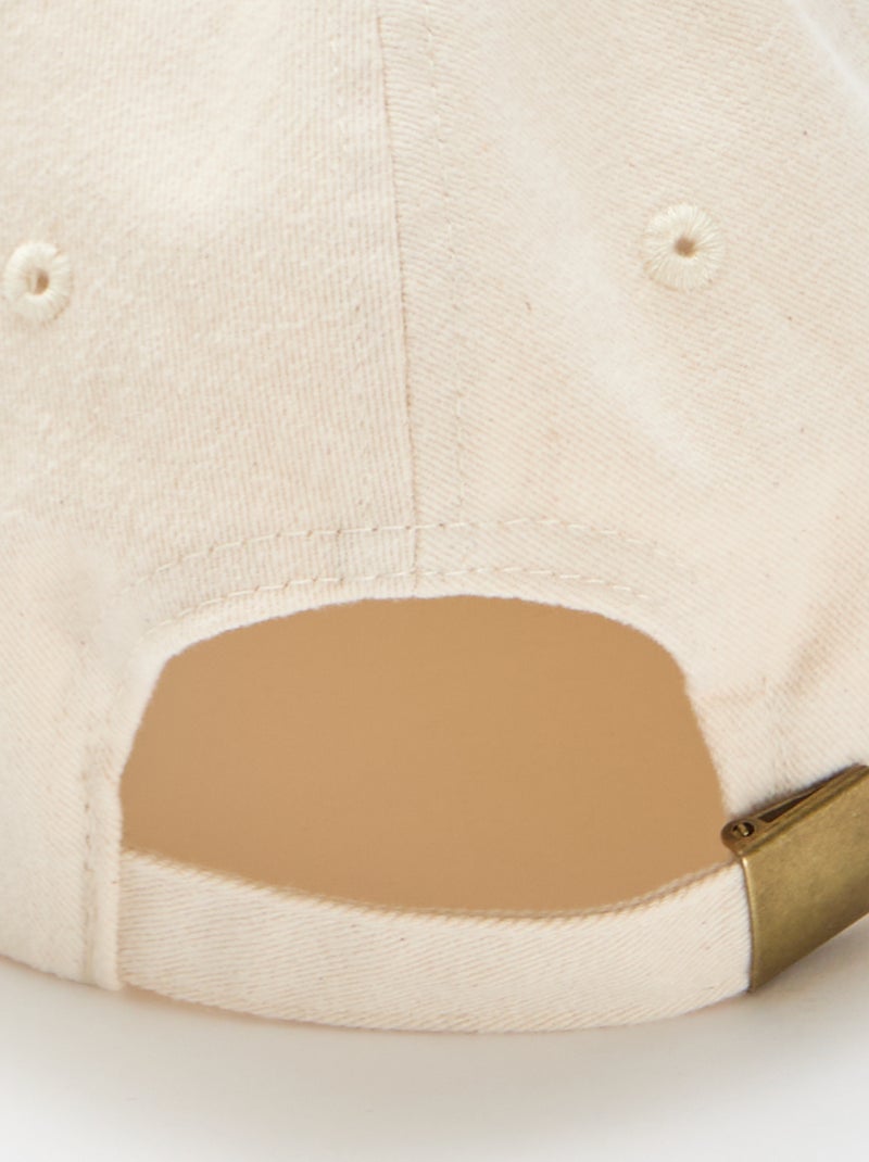 Gorra de algodón Beige - Kiabi