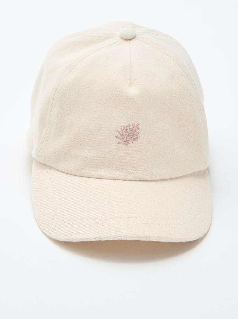 Gorra de algodón Beige - Kiabi