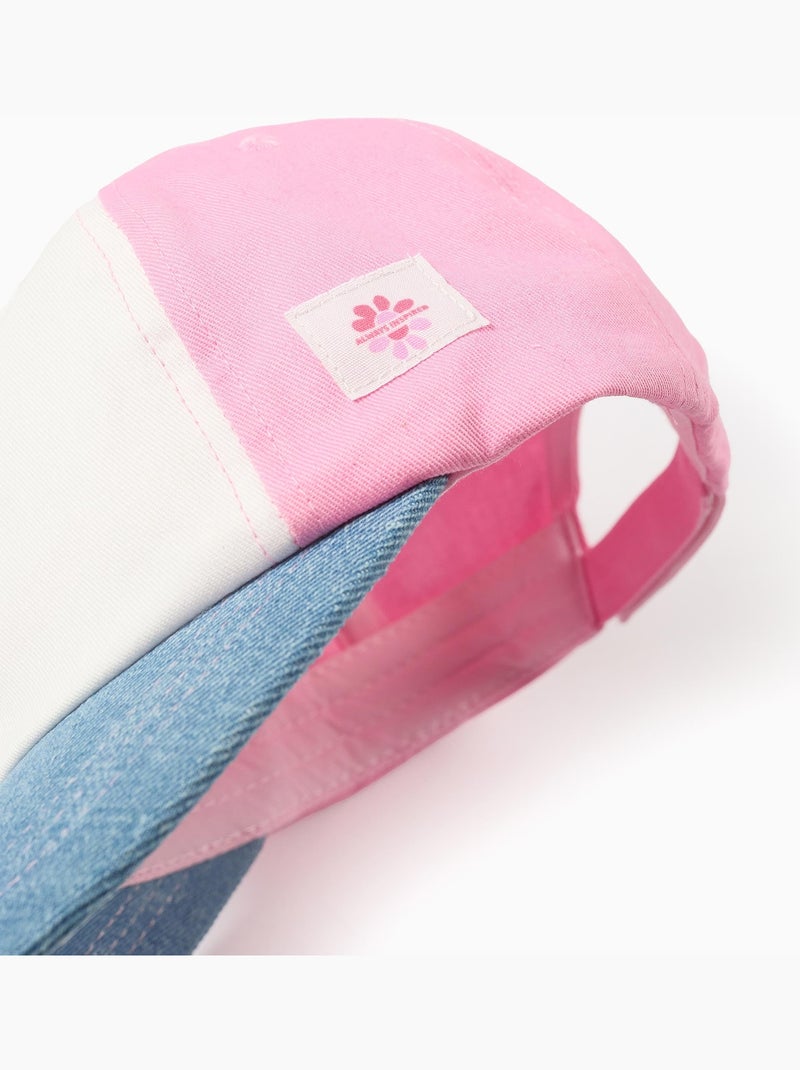 Gorra de algodón con bloque de color Rosa - Kiabi