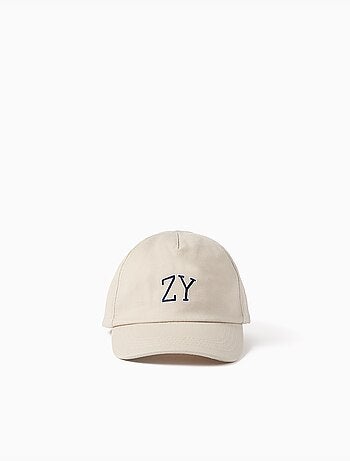 Gorra de algodón con bordado ZY