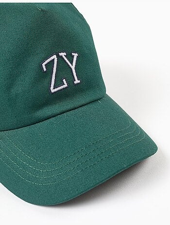 Gorra de algodón con bordado ZY