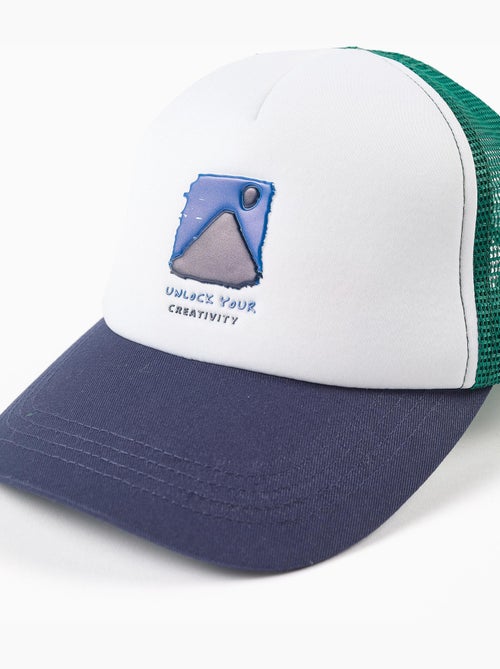 Gorra de algodón con estampado Creativity - Kiabi Gorra de algodón con estampado Creativity - Kiabi