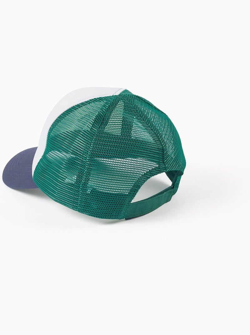 Gorra de algodón con estampado Creativity Azul Azul - Kiabi