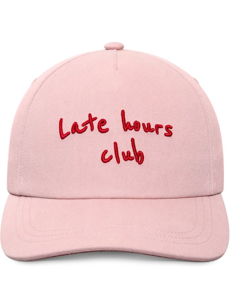 Gorra de algodón lifestyle hombre y mujer hook late Rosa - Kiabi
