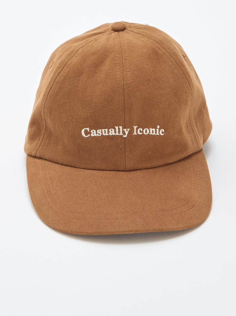 Gorra de algodón Marron - Kiabi