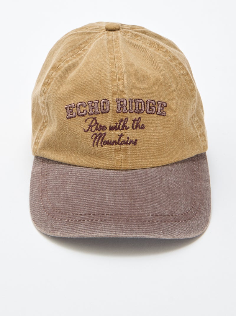 Gorra de algodón Marron - Kiabi