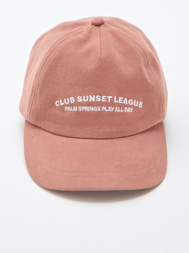 Gorra de algodón Naranja - Kiabi