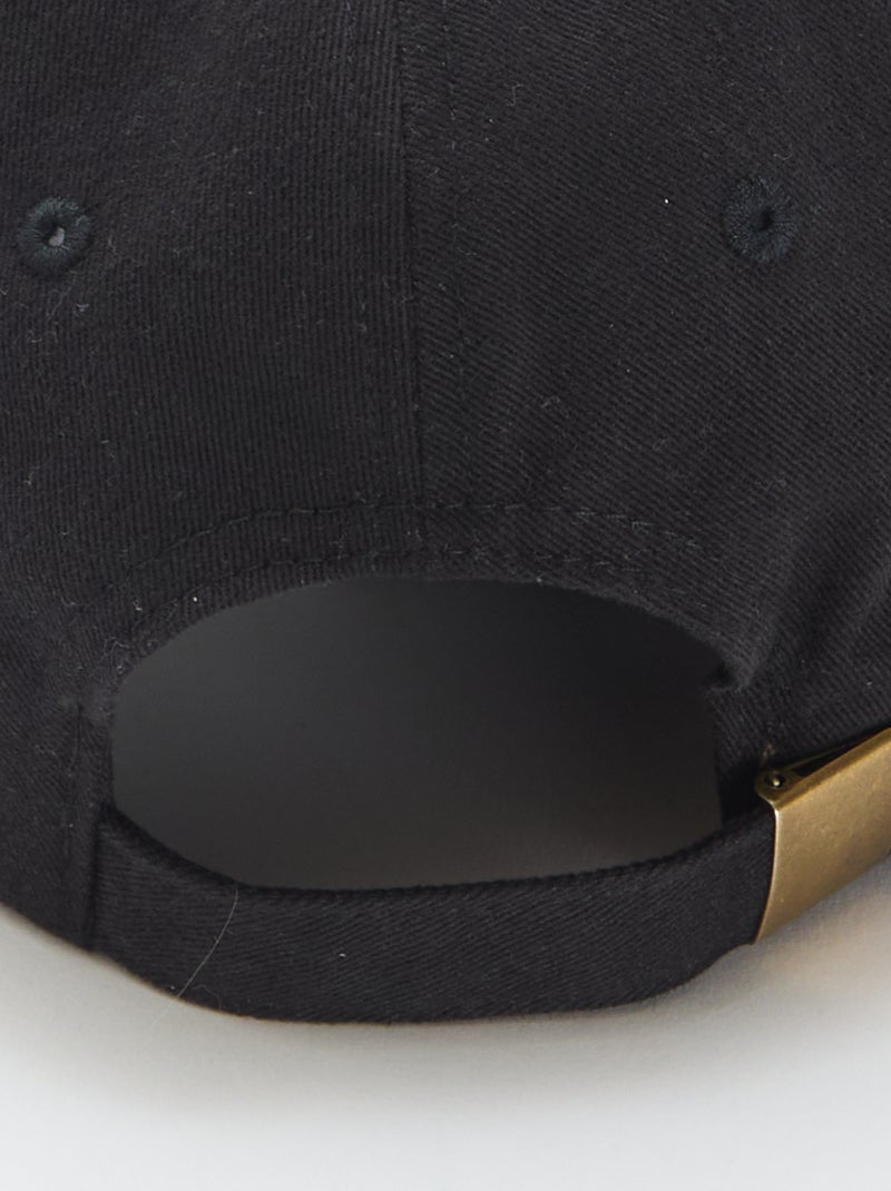 Gorra de algodón Negro - Kiabi