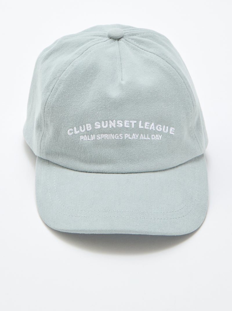 Gorra de algodón Verde - Kiabi