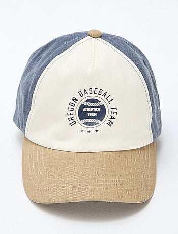 Gorra de béisbol tricolor