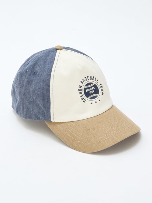 Gorra de béisbol tricolor - Kiabi