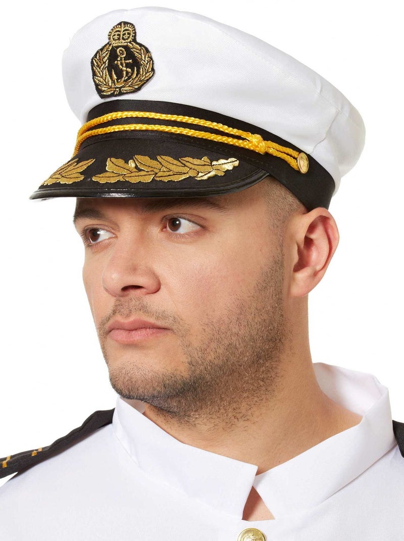 Gorra de capitán blanco - Kiabi