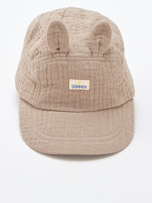 Gorra de gasa de algodón - Kiabi