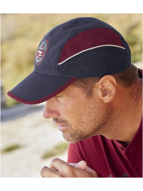 Gorra de lona de algodón y tejido efecto ante - Kiabi Gorra de lona de algodón y tejido efecto ante - Kiabi