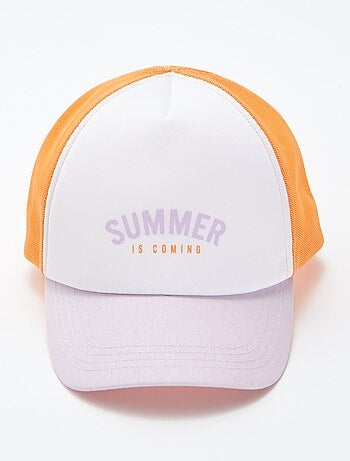 Gorra de malla y tela 'Summer is coming'