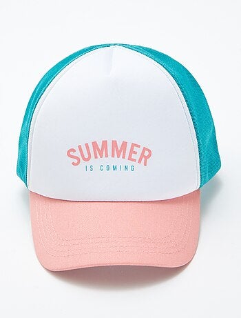 Gorra de malla y tela 'Summer is coming'