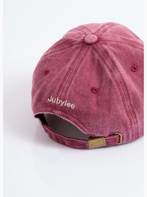 Gorra de mezclilla usada con bordado de corazón - Kiabi