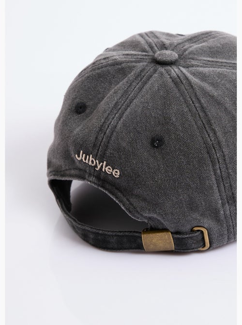 Gorra de mezclilla usada con bordado de corazón - Kiabi