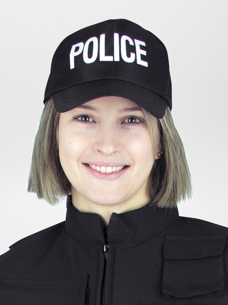 Gorra de policía negro - Kiabi