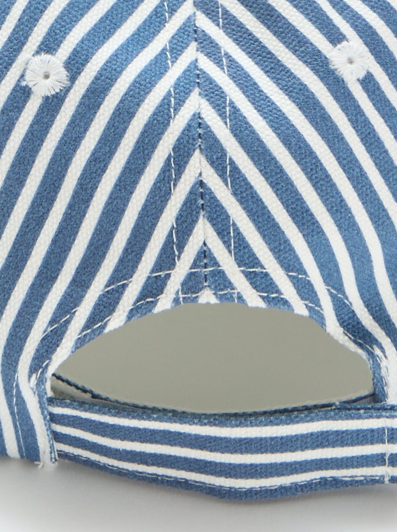 Gorra de rayas Azul - Kiabi