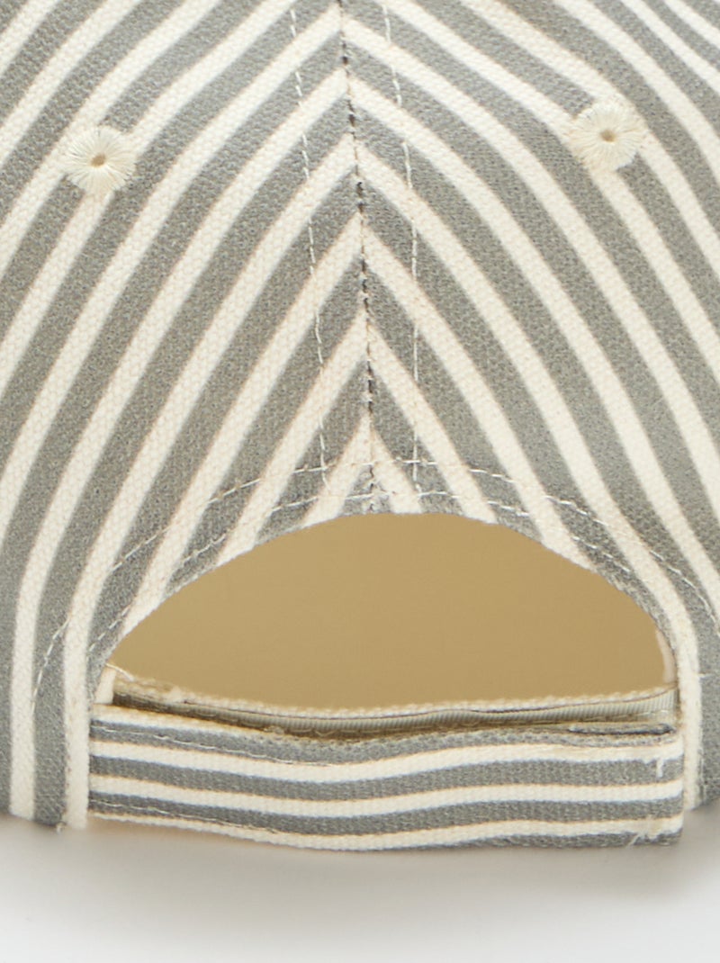 Gorra de rayas Verde - Kiabi