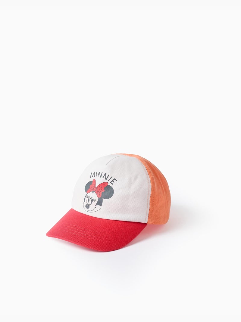 Gorra de sarga con estampado de Minnie Naranja coral - Kiabi