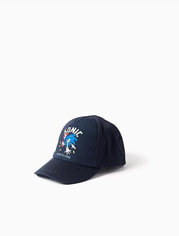 Gorra de sarga de algodón con estampado de Sonic