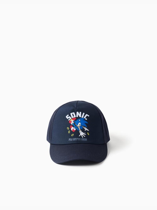 Gorra de sarga de algodón con estampado de Sonic - Kiabi
