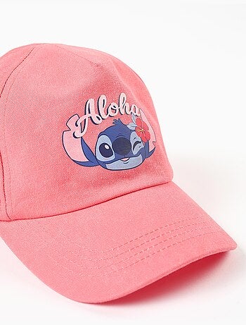 Gorra de sarga de algodón con estampado de Stitch
