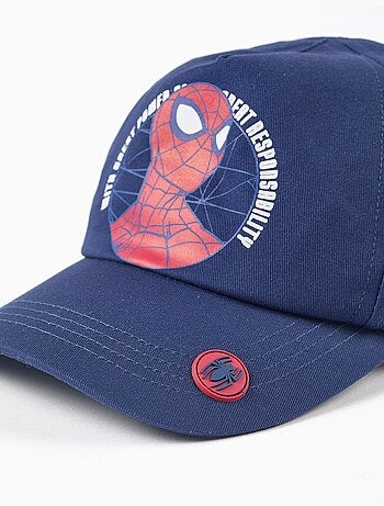 Gorra de sarga de algodón con estampado Spider-Man