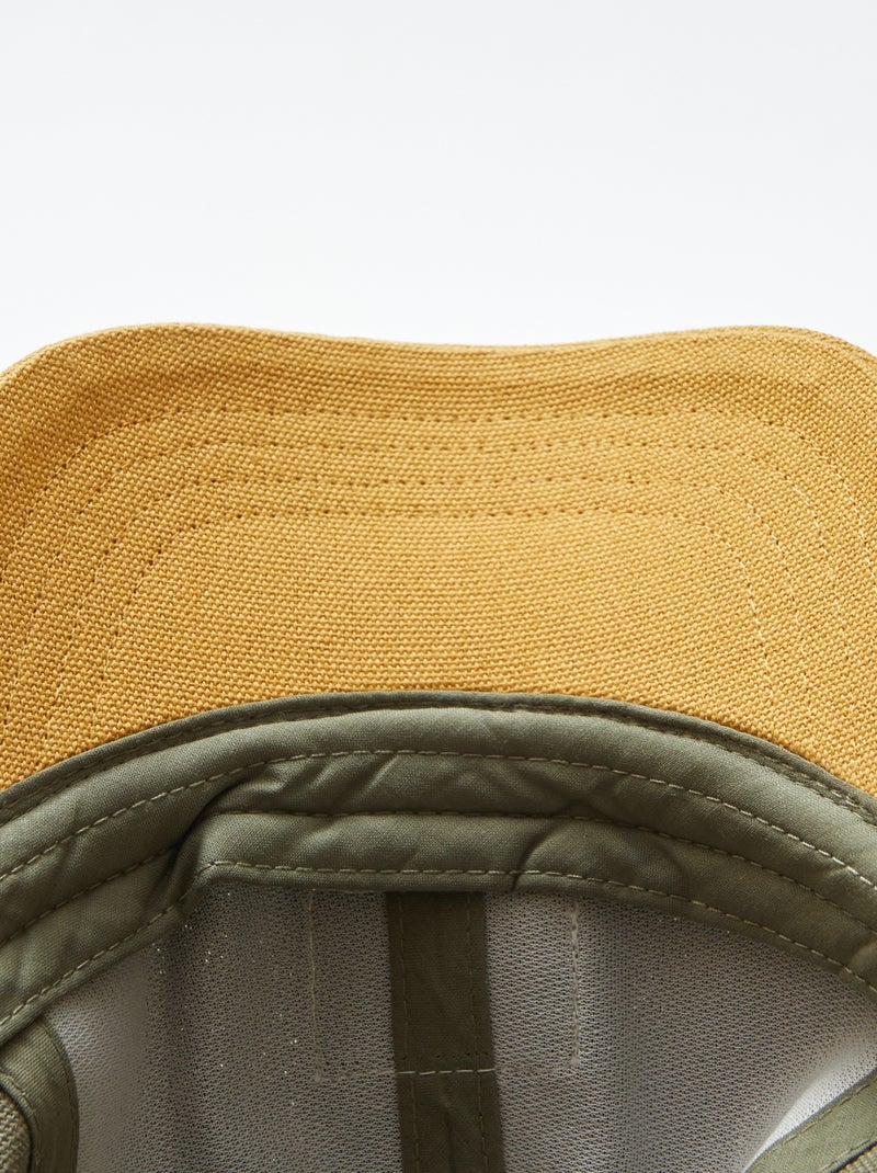 Gorra de tela con estampado VERDE - Kiabi