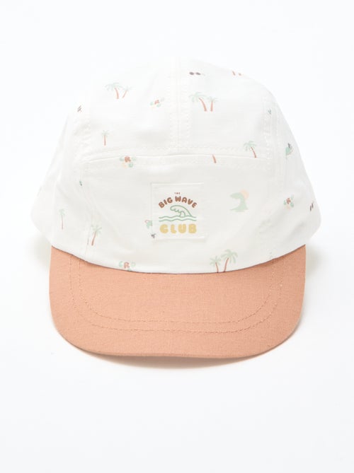 Gorra de tela con estampados - Kiabi
