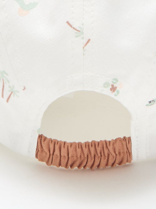 Gorra de tela con estampados - Kiabi