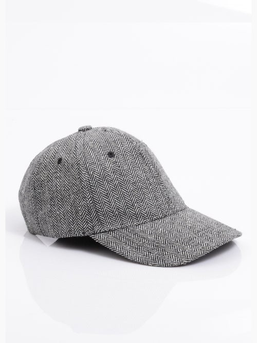 Gorra de tela con patrón de chevrón - AFIBEL - Kiabi
