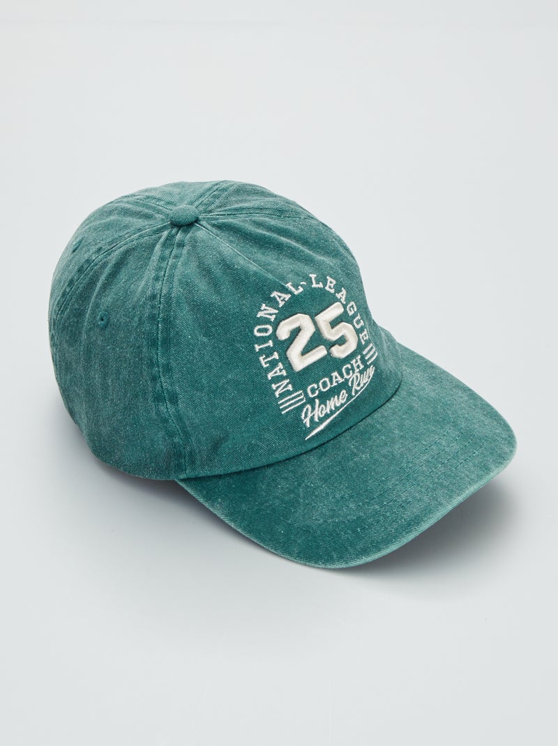 Gorra de tela de fantasía VERDE - Kiabi
