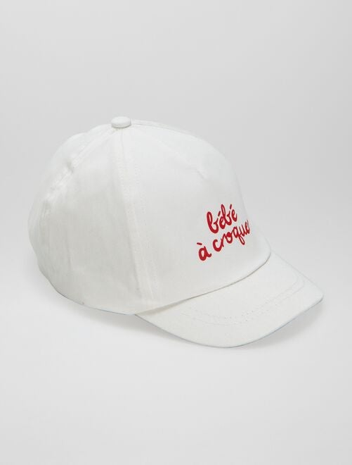 Gorra de tela estampada - Kiabi