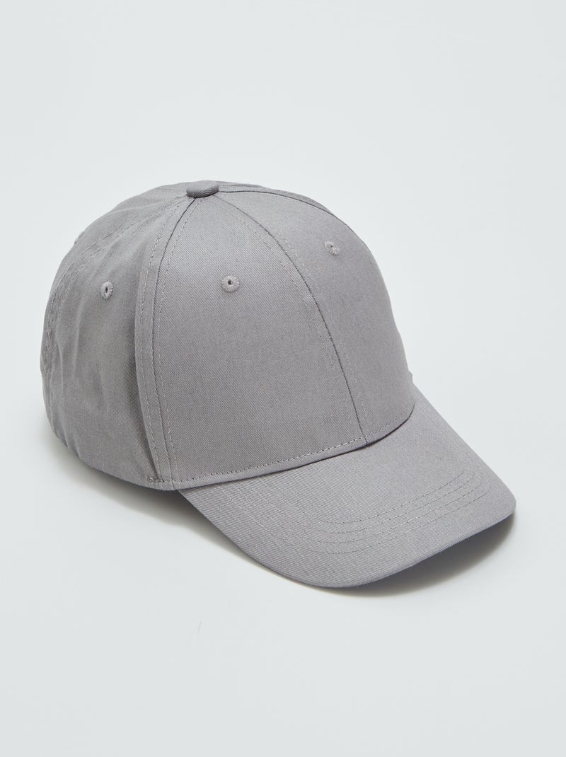 Gorra de tela GRIS - Kiabi